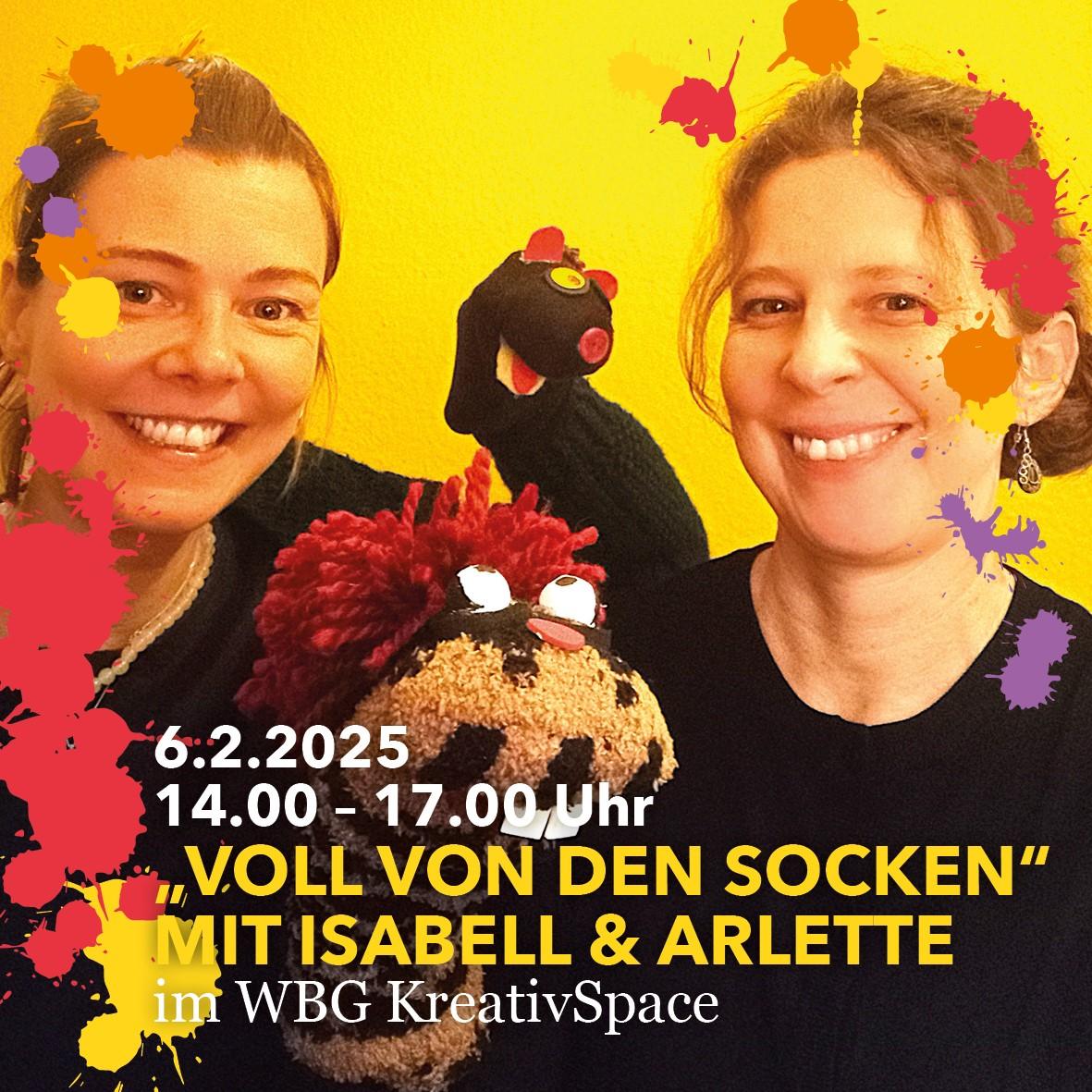 Voll von den Socken